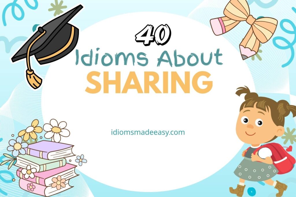 idioms about sharing