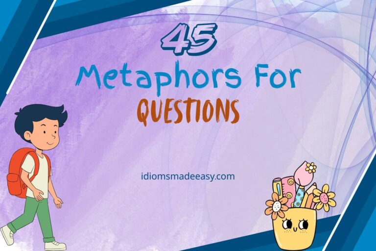 metaphors for questions