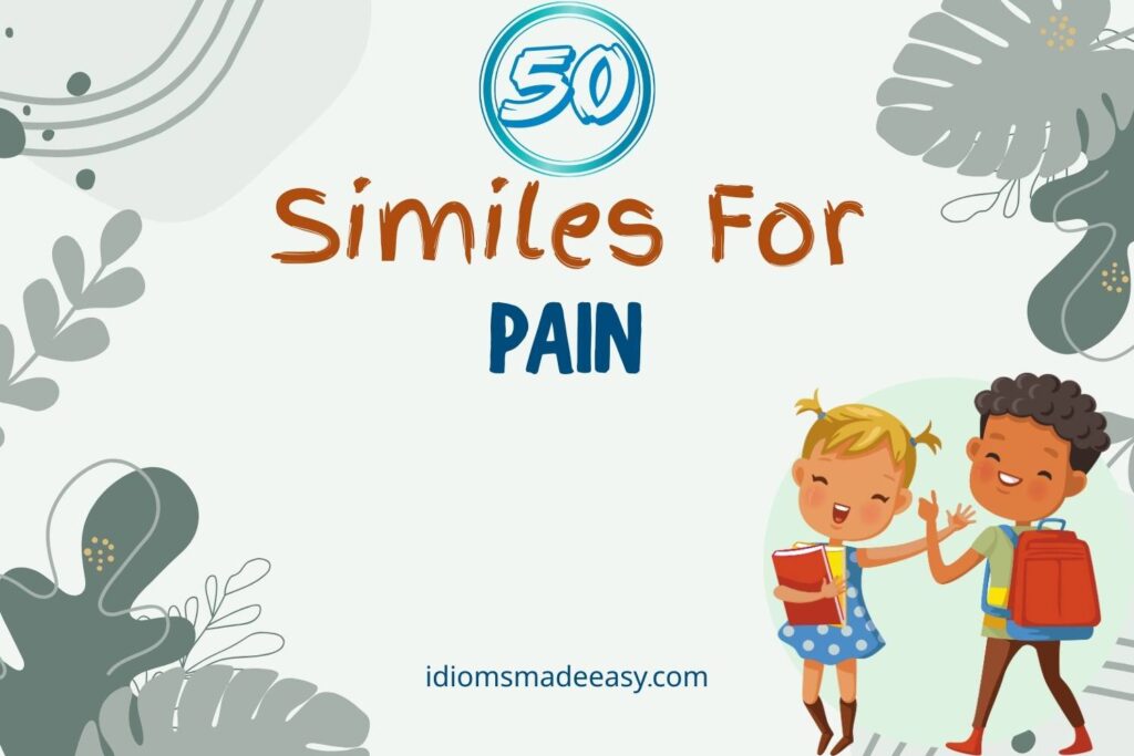 similes for pain